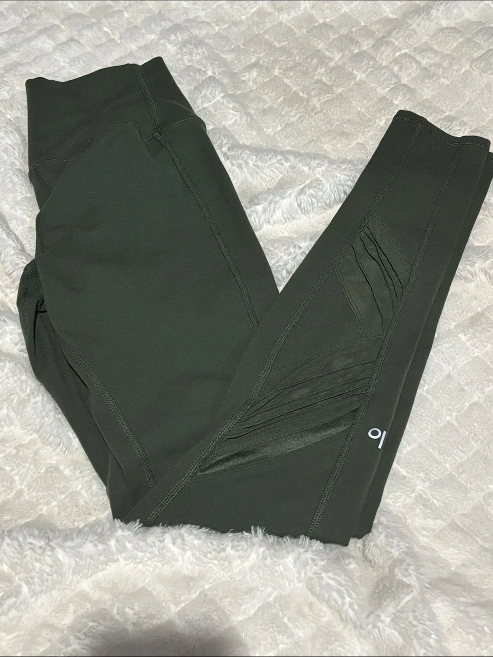 ALO Moto Leggings with Mesh Panels
